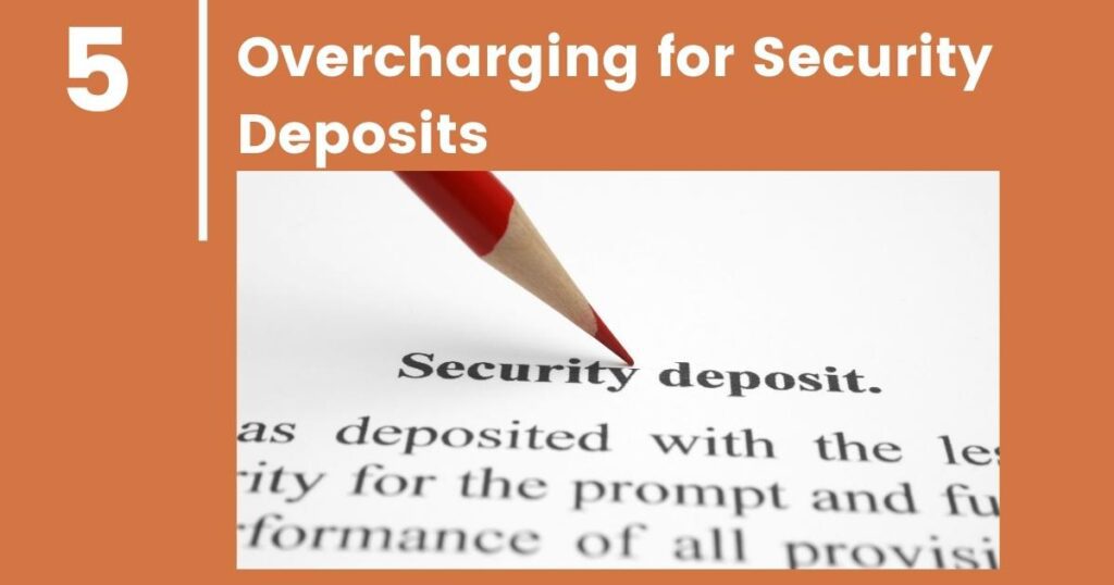 Overcharging For Security Deposits